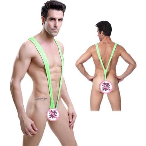 Sexy Men Briefs Thong G String Bikini Bottom Swimwear Underwear Low Waist Backless Buttocks Beach Swim Funny Underwear