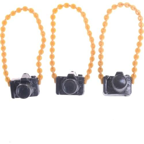 1PCS New Fashion Plastic Camera For Doll DIY Camera For BJD Doll Toys Doll Accessories Random Color