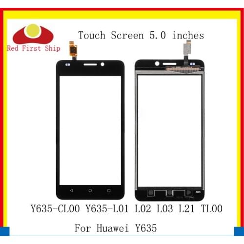 10Pcs/lot Touch Screen For Huawei Y635 Touch Panel Sensor Digitizer Front Glass Outer Y635-CL00 Y635-L01 L02 L03 TouchScreen