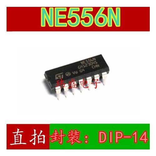 10pcs NE556 NE556N DIP-14
