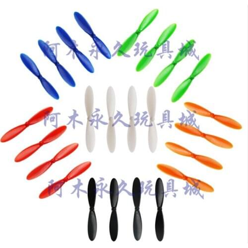 4pcs/lot 6 colors Hubsan H107L H107C H107D H108C Y310B JXD385 X4 Quadcopter Propellers