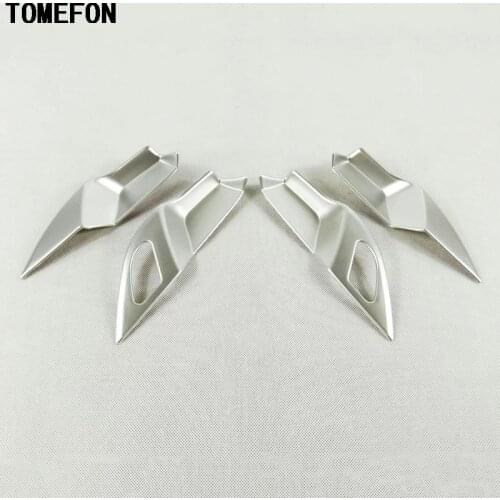 For Buick LaCrosse 2016 Car Accessories Interior Parts Door Handle Decorative Frame Adapted Inner Bowl Sequins Trim 4Pcs/Set