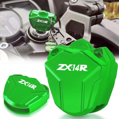 Motorcycle Accessories CNC ABS (Key Without Chip) Key Case Cover Shell FOR KAWASAKI ZX14R ZX-14R ABS 2012 2013 2014 2015 2016