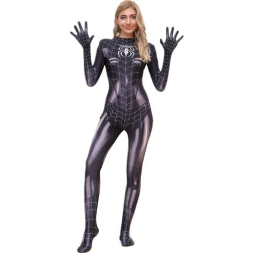 Halloween Adult Children Female Spider-Man Superhero Cosplay Costume Carnival Fancy Dress Party Costume