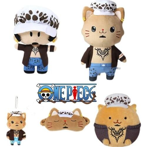 Movic One Piece Doll Trafalgar D. Law Plush Pendant Collectible Toys For Children Anime One Piece Law Cotton Stuffed Dolls Gifts