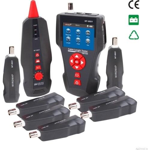 Noyafa NF-8601W Tester RJ45 PING/POE RJ11 LAN Network Cable Tester Wire Tracker