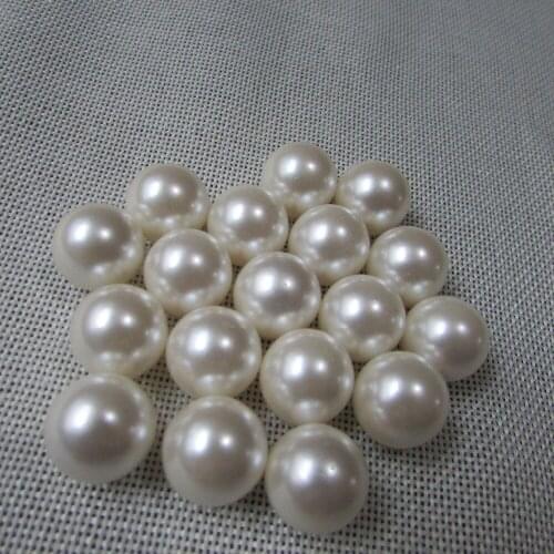 50g ivory tint without holes high imitation pearlsDIY originality handwork material wholesale accessories phone beauty 4mm-20mm