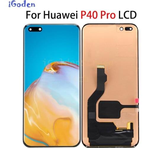 Original 6.58" For Huawei P40 Pro ELS-NX9 ELS-N04 LCD Display Touch Screen+Touch Panel Digitizer For Huawei P40 Pro LCD
