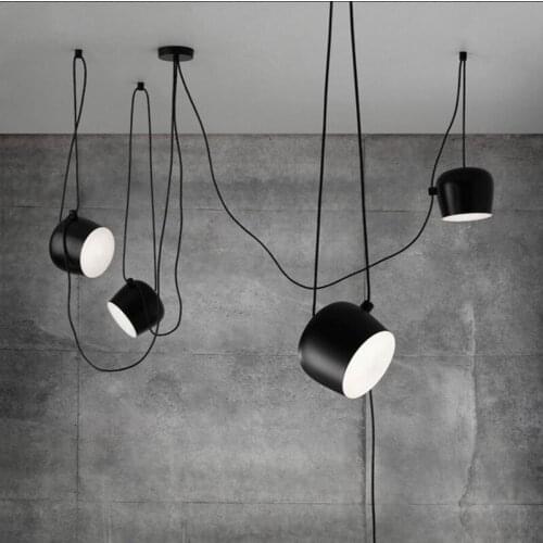 Industrial design art country lamp shades handmade wicker color cord light lamparas de techo nordic decoration home avizeler