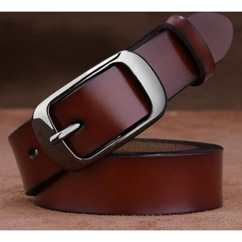Brand Design Genuine Leather Womens Belts Luxury 100% Cowhide Belt Strap High Quality Belts For Female MB16316