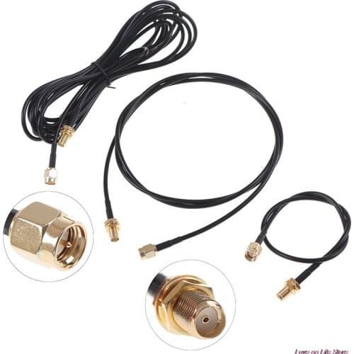 Sma Male Naar Vrouwelijke Kabel RG174 Rf Connector Adapter Wifi Antenne Kabel 0.3/0.5/1/2/3/5M
