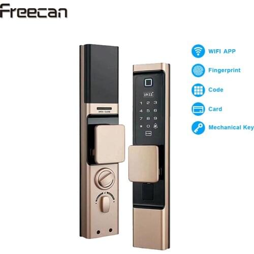FREECAN Fingerprint Lock Smart Locks For Home Automatic Elecrtonic Security Biometric Door Lock
