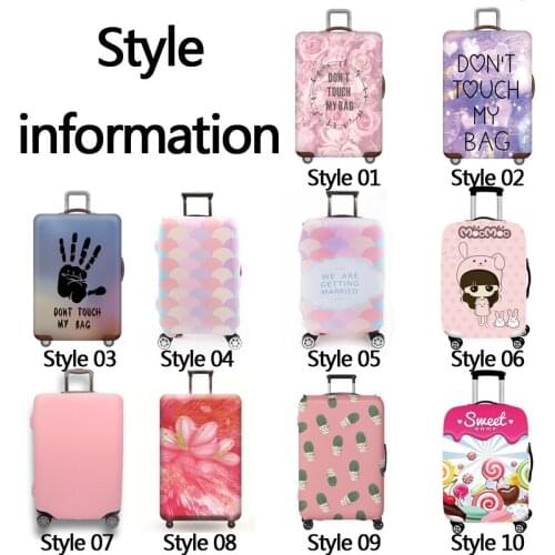 Luggage protective cover trolley case cover travel dust-proof elastic dust cover bag 18-32 inch thick wear-resistant durable