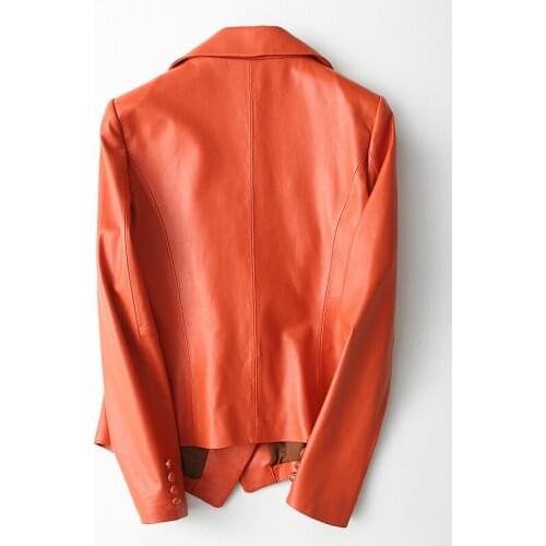 Casual Real Coat Women Natural Sheepskin Jacket Genuine Leather Womens Spring Jackets jaqueta feminina ZJZ1702