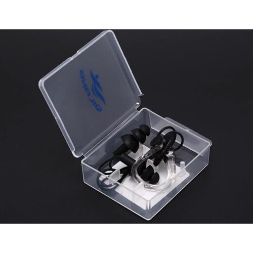 1Set Soft Silicone Swimming Set Waterproof Nose Clip + Ear Plug Earplug Useful 6 Colors