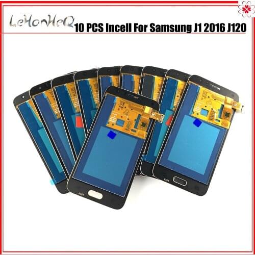 10 Piece/lot Incell J120 LCD For Samsung Galaxy J1 2016 J120 J120f LCD Display Touch Screen Digitizer Assembly