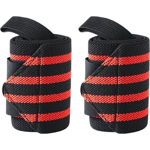 2 Pack Wrist Brace Wrist Wraps For Working Out Hand Support Bands Colored Wrist Bracers For Gym Men And Women Sports Anti-sprain