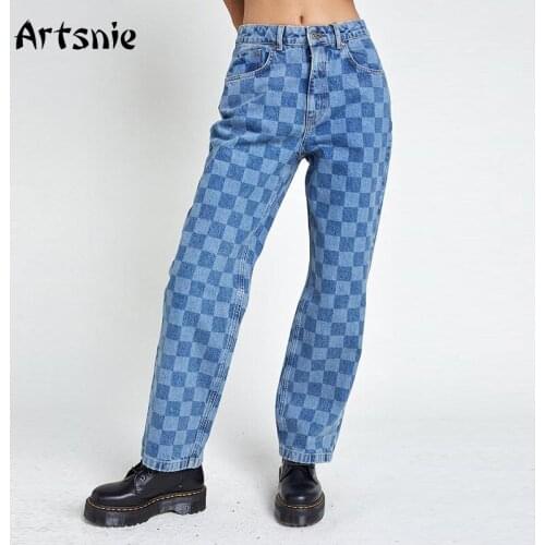 Женские свободные джинсы Artsnie China At AliExpress