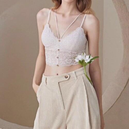 Britsh Style Women Lace Wirefree Brassiere Sexy Seamless Push Up Padded Hollow Beauty Underwear Bralette Ultrathin Intimates