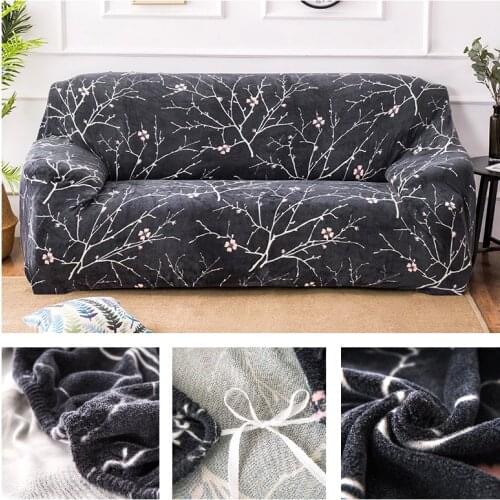 Elastic Floral Sofa Cover Elastic Tight-fitting Wrapping Living Room Sofa Cover Bottom Sofa Cover Armrest Sofa Cover