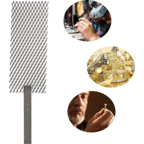 DIY Platinized Titanium Anode Rhodium Jewelry Plating Tool Mesh With Handle Anode Rhodium Palladium Plater Jeweler Tools X4YA