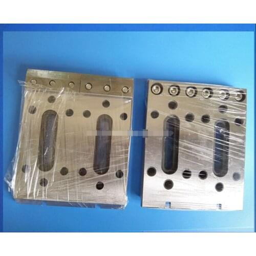 Jig tools 2 eyes jig plate 120 x 100 x 15T for wire cut emd machine