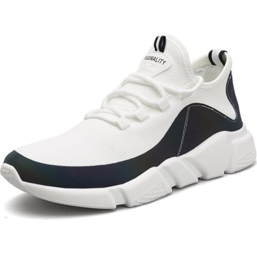 2020 Summer New Mens Casual Shoes Woven Mesh Breathable Sneakers Rubber Outsole Soft And Comfortable Flat Shoes Mens Tide Shoe