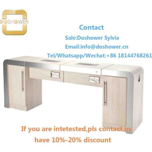 Nail equipment manicure table with beautiful acrylic powder for nail table fan dust