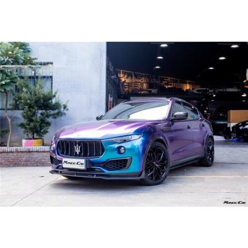 Paktechz Style Carbon Fiber Small Surrounded for Maserati Levante Bodykit Spoiler Front Rear Diffuser Side Skirt