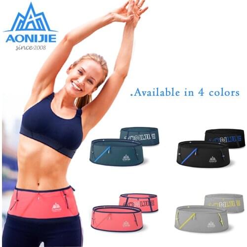 AONIJIE Hydration Running Belt Waist Pack Travel Sport Bags for Running Trail Marathon Gym Workout Fitness Mobile Phone Holder