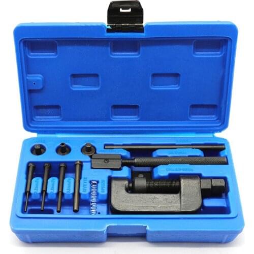 Motorcycle Bike Chain Breaker Splitter Riveting Tool Repair Tools Set Launches Chain Pin Press Handle Motorbike Chain Riveter