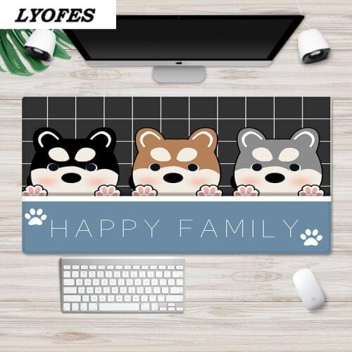 Cute Mouse Pad Extra Large Wrinting Gaming Desk Mats 800*300 Desktop PC Computer Laptop Keyboards Mat Rubber