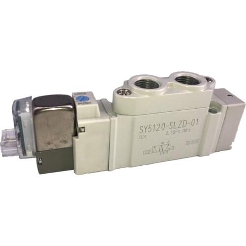 SMC High-Frequency Electromagnetic Valve SY5120-5LZD-01 SY3120-5LZD-M5 Sy7120 24V Coil SY