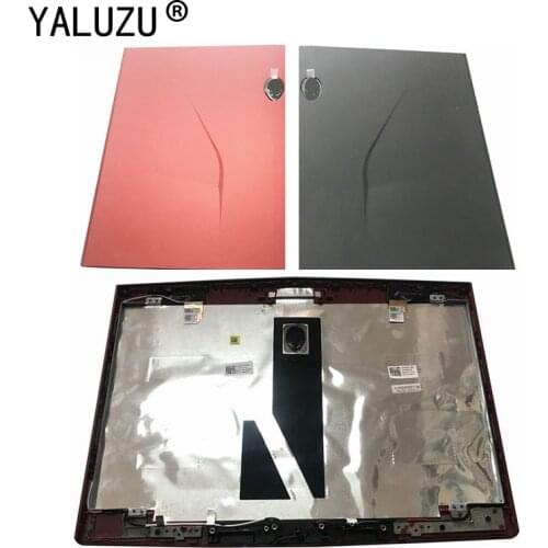 YALUZU new for Dell Alienware M14X R1 M14X R2 14" laptop Black LCD Back Cover TOP lcd case W6R48 0W6R48 Red CNT97 0CNT97 BLACK
