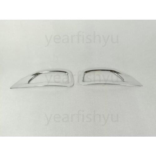 Rear Fog Light Lamp Cover Trim 2pcs For Jeep Grand Cherokee 2011 2012 2013 2014