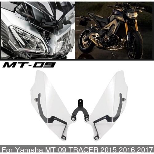 Protective Protective Guard Film Front Motorcycle Headlight Lamp Cover For yamaha MT-09 tracer 2015 2016 2017 mt 09 Tracer