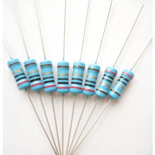 1W 8.2 9.1 10 12 15 18 20 22 24 27 30 33 36 39 43 47 51 56 62 68 75 82 91 100 Ohm Resistance Original New Metal Film Resistor 1
