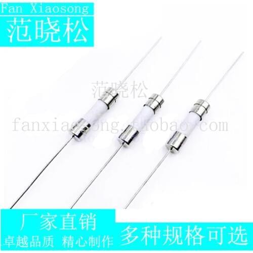 10PCS 5*20mm Ceramic fuse tube fuse With a pin 5x20mm 250V 0.5A 1A 2A 3A 4A 5A 6A 7A 8A 10A 12A 15A 20A 25A 30A