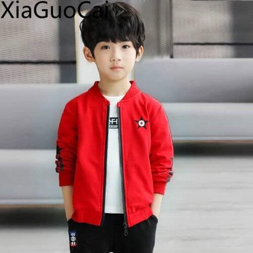 2019 New Fashion Boys Clothing Jackets Baby Summer Cotton Boys Coats Zipper Kids Spring and Autumn Jackets