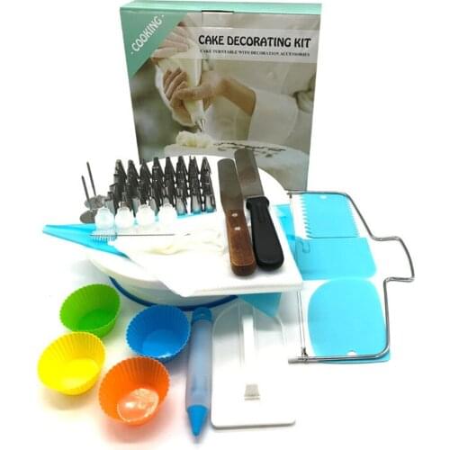 78 PCS Silicone DIY Icing Piping Cream Pastry Bags Nozzle Tips Set Cake Decorating Tools Mould Converter Cake Tools