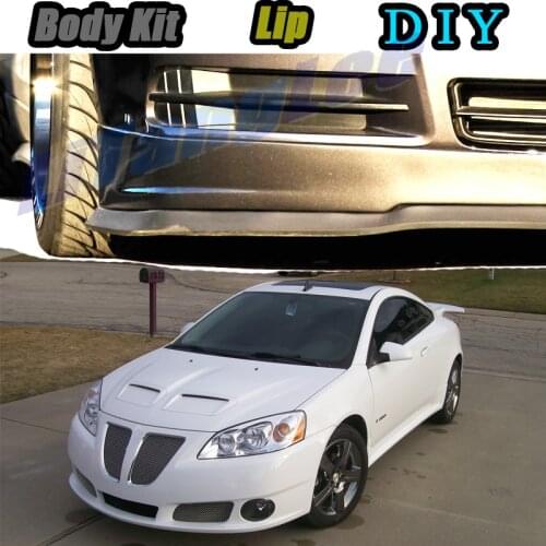 Car Bumper Lip Front Spoiler Skirt Deflector For Pontiac G6 G8 Tune Car Modified Body Kit VIP Hella Flush Lips