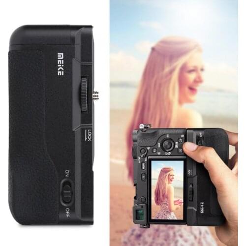 MEIKE Camera Battery Grip Holder Professional Replacement Vertical Battery Grip Holder for Sony a6300/a6000 DSLR camera grip