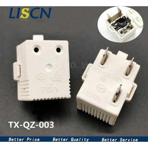 For Haier Rongsheng Hisense Refrigerator Starter TY-QZ-003 PTC Compressor Square Three-legged No-power Accessories