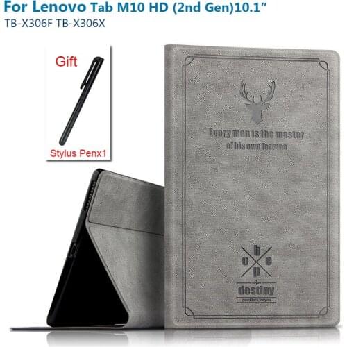For Lenovo TAB M10 HD 2nd Gen TB X306X/X306F Tablet Protective Cover for Lenovo TAB M10 2nd Gen 10.1'' Tablet Stand Case Cover