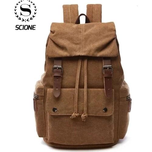 Canvas Laptop Backpack For Men Women School Mochila Feminina Fashion Anti-Theft Women Travel Backpacks School Backpack