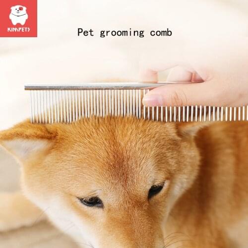 KIMPETS Dog Comb Teddy Golden Retriever Dog Brush Dog Supplies Large Dog Row Comb Pet Comb Dog Hair Comb Cat Comb