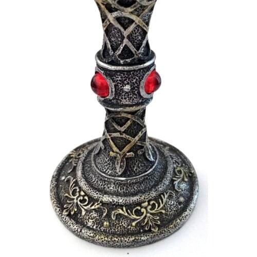 Ngs Drinkware Handmade Skull Mug Viking Horn wolf head , goblet Bar Cup Warrior Beer Stein Tankard Coffee Mug Halloween wired Ac