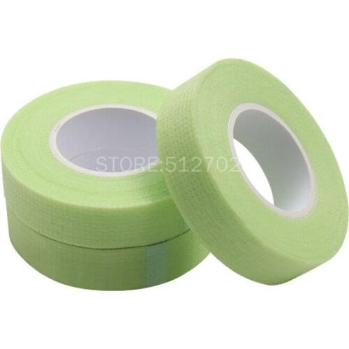 24pcs New Lint-free Medical Tape Green Non-woven Wrap Tape Under Eye Paper Pads Tape Eye Pads Eyelash Extension tool