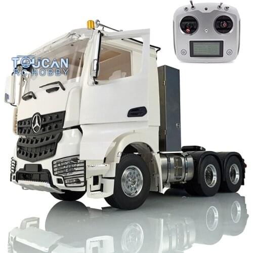 LESU RC Metal 6*6 1/14 Chassis Hercules DIY Cabin Tractor Truck Servos Motor THZH0795