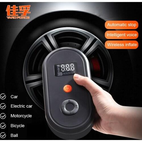 150PSI Car Tyre Inflator LED Lighting Tire Inflatable Pump Portable Air Compressor for Wheels Bicycle Electric